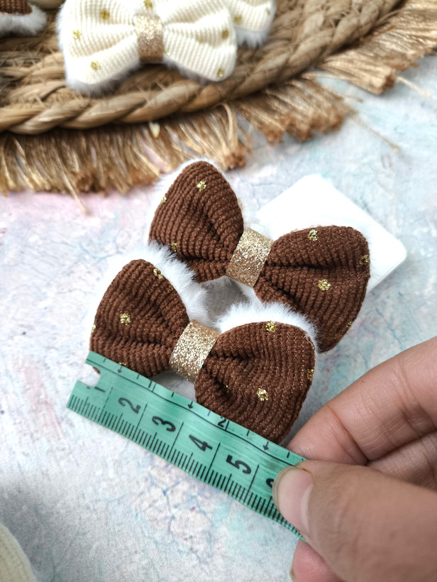 کش مو پاپیون و قلب