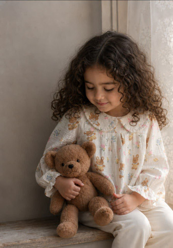 شومیز دخترانه موسلین