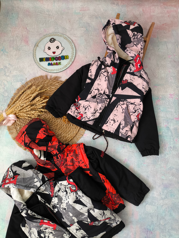 کاپشن دوتکه (سویشرت+پافر)